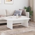 vidaXL Konferenčný stolík Biela 93 x 53 x 33 cm Kompozitné drevo