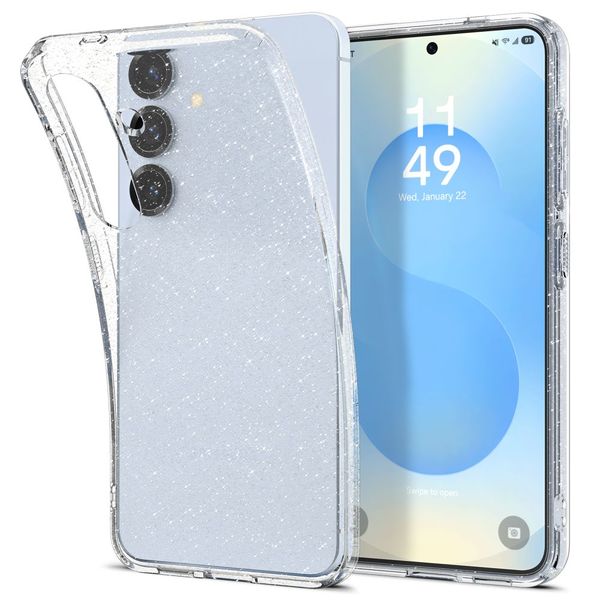 Obal Spigen Liquid Crystal pre Samsung Galaxy S25 trblietavý kryštál