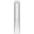 vidaXL Oblúkové gabiónové koše 6ks 400x30x160/180cm pozinkované železo