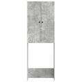 vidaXL Toaletná skriňa EDE Betónovo sivá 66 x 25,5 x 190 cm
