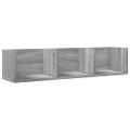vidaXL Nástenné skrinky 2 ks sivé sonoma 75x18x16,5cm kompozitné drevo