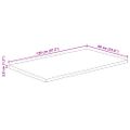 vidaXL Stolová doska 120x60x3,8 cm živý okraj masívne mango