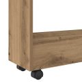 vidaXL Úzky úložný vozík 3 poschodia dub artisan kompozitné drevo