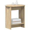 vidaXL Bočný stôl Dub sonoma 50 x 39,5 x 55 cm Kompozitné drevo
