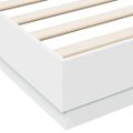 vidaXL Posteľný rám biely 1b20x200 cm kompozitné drevo