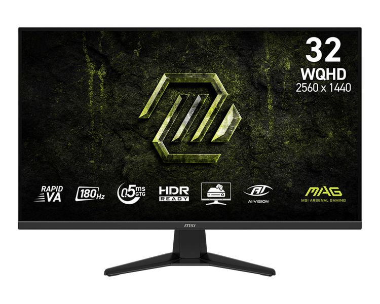 MSI MAG/325QF E18V/31,5''/VA/QHD/180Hz/0,5ms/Čierna/3R