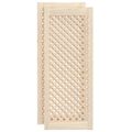 vidaXL Dvere skrinky mriežkový dizajn 2 ks 39,5x99 cm masív borovica