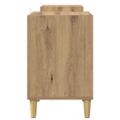 vidaXL TV skrinka 160 x 35 x 55 cm Remeselný dub Kompozitné drevo