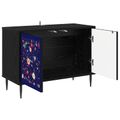 vidaXL TV skrinka MAINZ 69 x 33 x 50,5 cm Čierny dub Kompozitné drevo