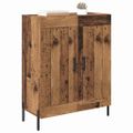 vidaXL Servírovacia skriňa Staré drevo 69,5 x 34 x 90 cm