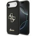 Puzdro Guess Silicone Big 4G Script pre iPhone Air čierna