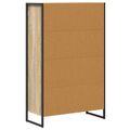 vidaXL Knižnica 68 x 30 x 108.5 cm Kompozitné drevo Sonoma