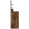 vidaXL Toaletné stolíky do spálne Dymová dub 80 x 39,6 x 135 cm