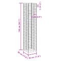 vidaXL Gabiónové vyvýšené záhony 3 ks 30x30x150 cm, železo