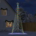 vidaXL LED vianočný stromček 861 LED farebné 478 cm