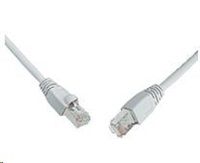 Solarix - kábel CAT6 SFTP PVC 0,5 m šedý snag-proof