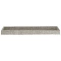 vidaXL Terasové nástenné police 2 ks betónovosivé 60x15x4 cm MDF