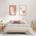 vidaXL Nočný stolík dub sonoma 39x39x47,5 cm kompozitné drevo