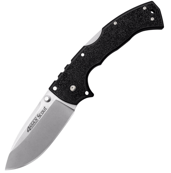 Cold Steel 62RQZ 4 Max Scout masívny vreckový nôž 10,2 cm, Stonewash, čierna, Griv-Ex