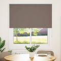 vidaXL Roleta zatemnenie Coffee 135x150 cm Šírka látky 131,6cm