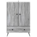 vidaXL Servírovacia skriňa Sivá sonoma 66 x 34,5 x 95 cm