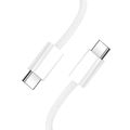 BWOO kábel USB-C - USB-C 2m 60W biely