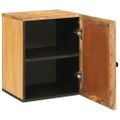 vidaXL Zavesený kabinet do kúpeľne s poličkou Hnedá 38 x 33 x 48 cm