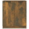 vidaXL Komoda dymový dub 60x30x70 cm spracované drevo