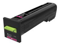 Vysoká výtěžnost - purpurová - originální - kazeta s barvivem LCCP, LRP, Lexmark Corporate - pro Lexmark CX820de, CX820dtfe, CX825de, CX825dte, CX825dtfe, CX860de, CX860dte, CX860dtfe