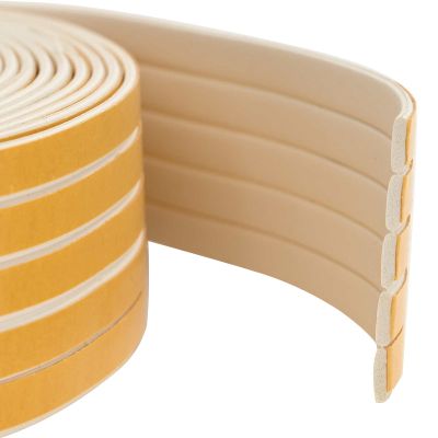 vidaXL Samolepiaca tesniaca páska na okno Biela 9 x 3 mm 50 m