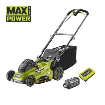 Ryobi, RLM36X41H60PG, 36V bezuhlíková trávnikárka s Power Assist