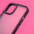Saténové matné puzdro pre iPhone 15 Plus 6,7" čierne
