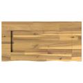 vidaXL Obdĺžnikový stôl 90 x 50 x 3,5 cm Obdĺžnikový Biela