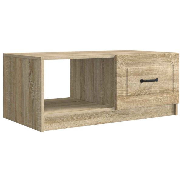 vidaXL Konferenčný stolík Dub sonoma 90 x 50 x 37 cm Kompozitné drevo
