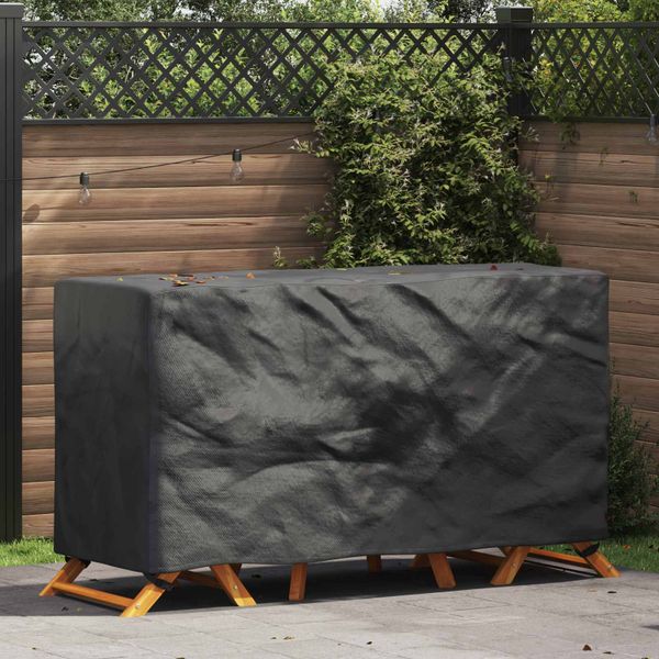 vidaXL Obal na nábytok Jednofarebný Čierna 180 x 70 x 90 cm 600D