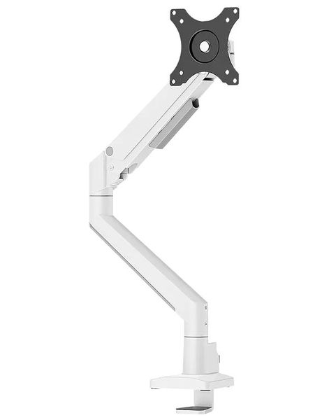 Neomounts  DS70-250WH1 Neomounts NEXT Slim Desk Mount, single display (topfix clamp/grommet), white Držák, VESA, stolní, pro plochý/zakrivený monitor, úhloprícka 17–35", náklon 90°, otácení 180°, rotace 360°, nosnost 9kg, bílý