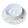 vidaXL Vonkajšie solárne plotové lampy 12 ks LED biele