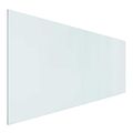 vidaXL Sklenená doska krbu Priehľadná 120 x 50 cm Sklo