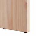 vidaXL Konferenčný stolík Prírodná 50 x 50 x 35 cm Borovicový masív