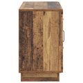 vidaXL Servírovacia skriňa Staré drevo 89 x 34,5 x 57 cm