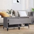 vidaXL Bočné stolíky 2 ks sivé sonoma 50x46x50 spracované drevo