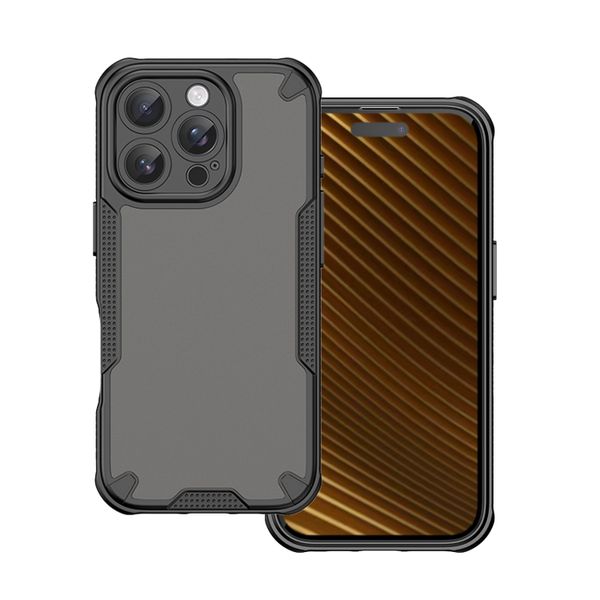Ochranné puzdro Defender Matt pre iPhone 16 Pro 6,3" čierne