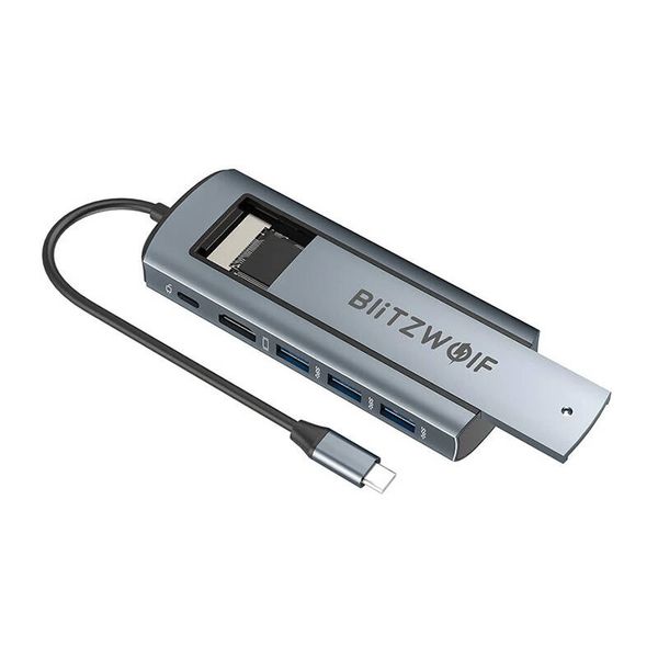 Adaptér 7w1 HUB Blitzwolf BW-TH5 USB-C