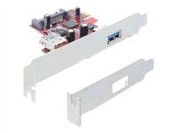 PCI Express x1 karta na 1 x externý+1 x