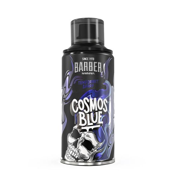 Modrý sprej na vlasy MARMARA BARBER Temporary spray Cosmos blue 150 ml