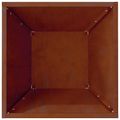 vidaXL Záhradný kvetináč 5 ks Hrdzavý 35 x 35 x 15 cm