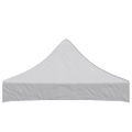 vidaXL Strecha na párty stan 2x2 m, biela 270 g/m²
