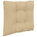 vidaXL Vankúš na vonkajšiu pohovku Polyester Béžová 50,5 x 50,5 cm