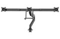 Neomounts Select  NM-D775DX3BLACK / Flat Screen Desk mount (17-27") desk clamp/grommet / Black Držák, VESA, stolní, pro 3 ploché monitory, úhloprícka 17"-27", náklon 20°, otácení 360°, rotace 360°, nosnost 18kg, cerný