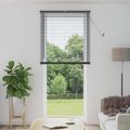 vidaXL Žalúzia Strieborná šedá 213 x 90 cm 25 mm PVC